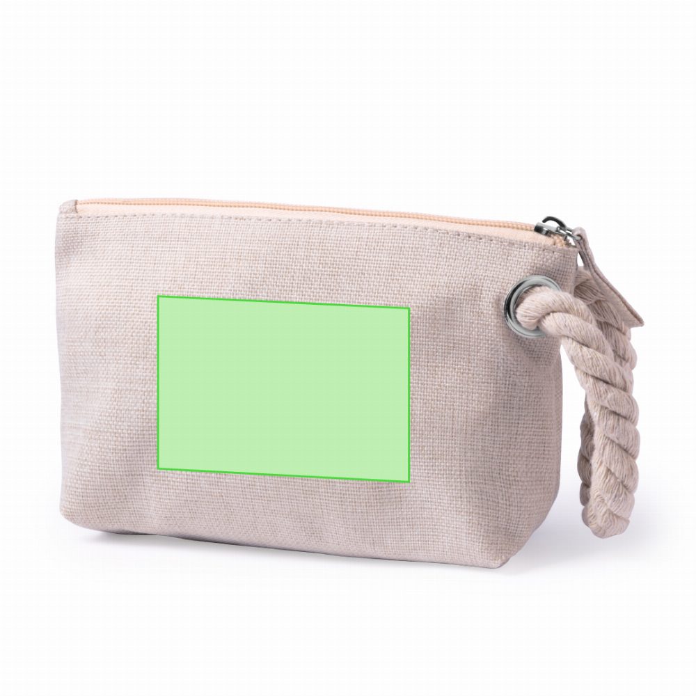 Druckskizze für Kosmetiktasche aus Baumwolle Babit – mittige Markierungsfläche