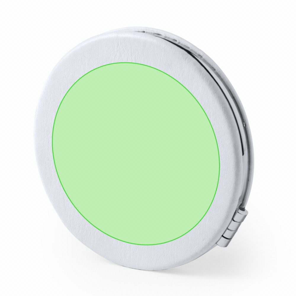Branding diagram for Artificial leather pocket mirrors Plumiax – Top top top