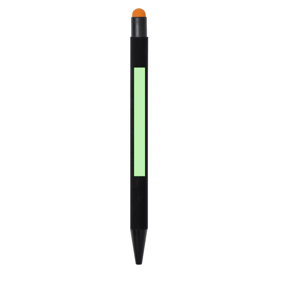 Branding diagram for Aluminium ballpoint pens with printing mechanism Yaret – Area 3