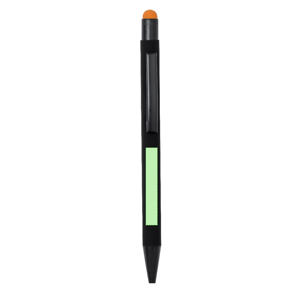 Branding diagram for Aluminium ballpoint pens with printing mechanism Yaret – Area 4