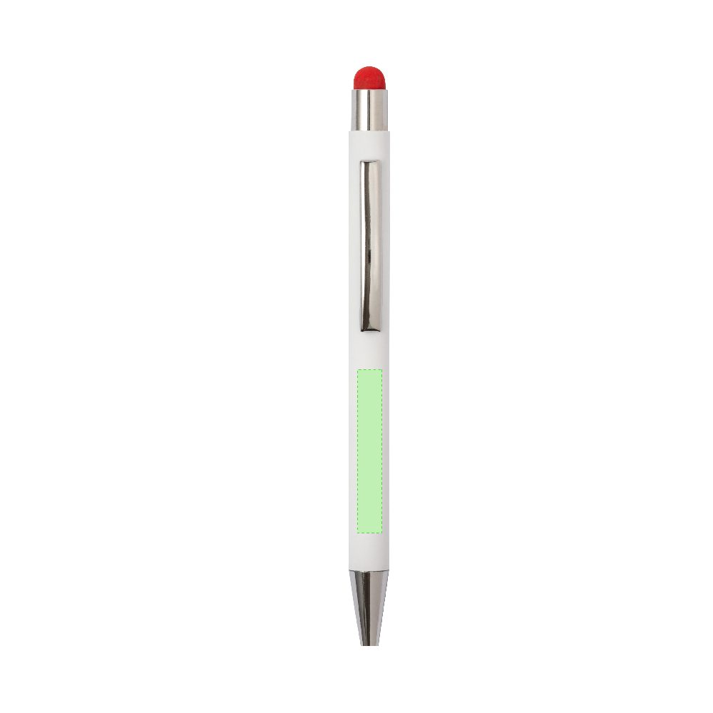 Branding diagram for Aluminium touch-point pens Woner – Area 4
