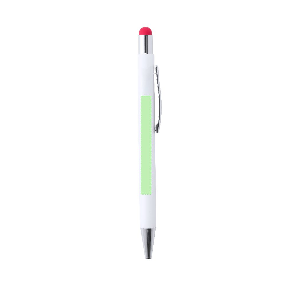 Branding diagram for Aluminium touch-point pens Woner – Area 2