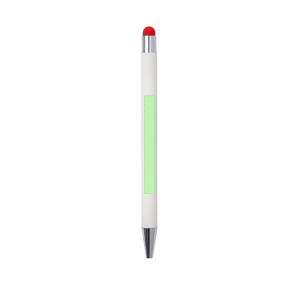 Branding diagram for Aluminium touch-point pens Woner – Area 3