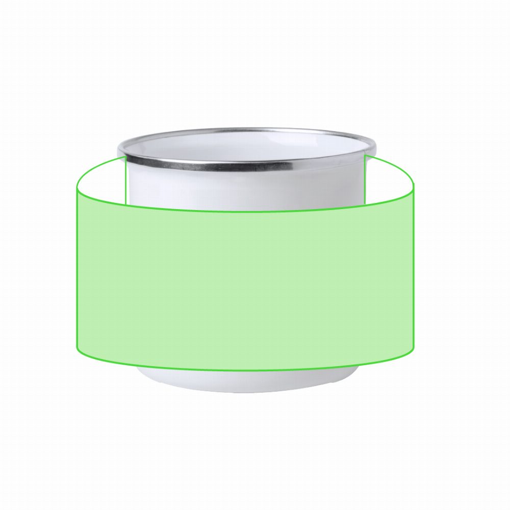 Branding diagram for cup for metal sublimation printing, 380 ml Neyms – Around the Cup