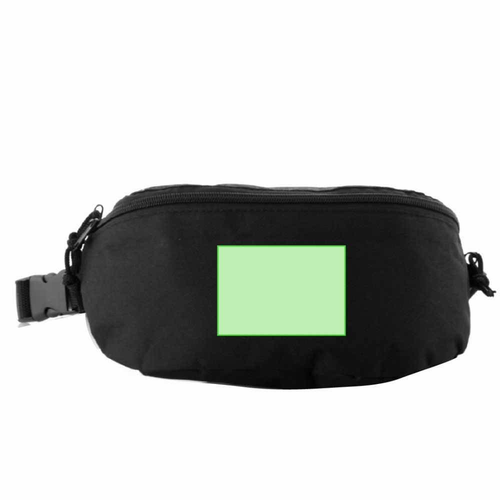 Druckskizze für Bauchtasche Zunder – Tasche Zentriert