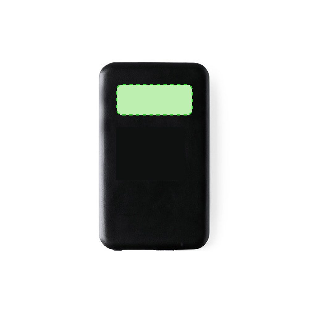 Druckskizze für Powerbank 4.000 mAh Kustol – Zentriert obere Seite