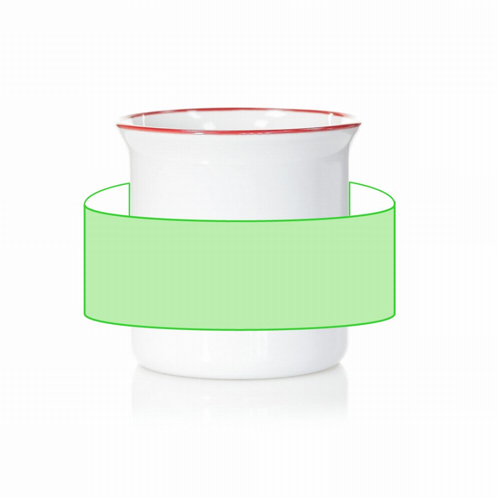 Branding diagram for cup for sublimation printing of ceramic, 300 ml Gover – Around the Cup