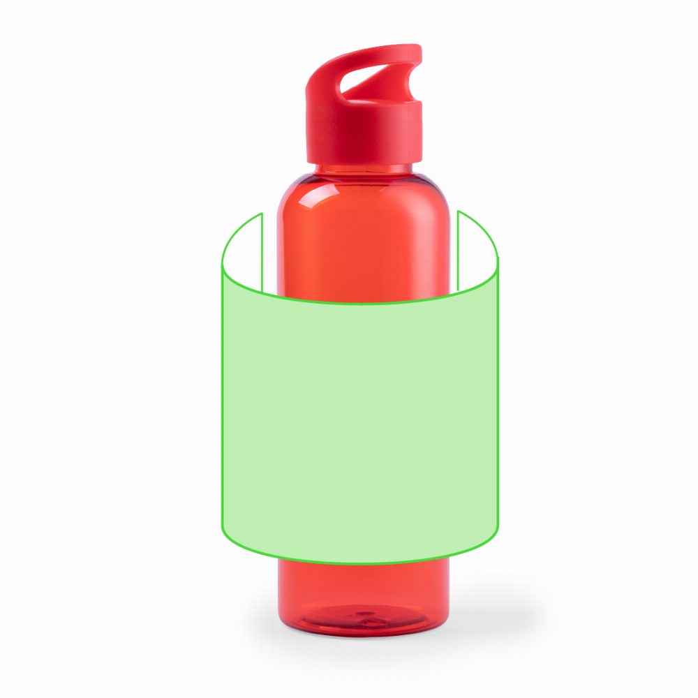 Branding diagram for Drinking bottle of tritane, 530 ml Pruler – Around the body