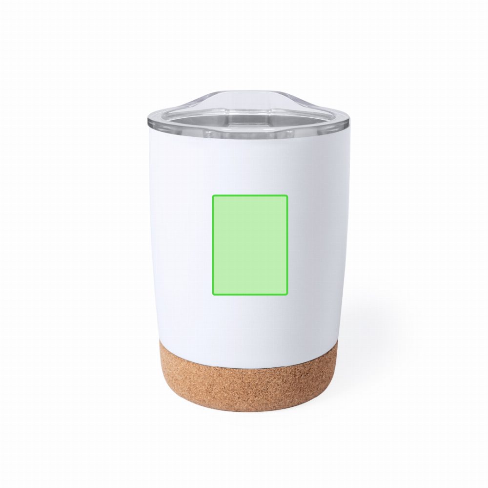 Druckskizze für Thermobecher aus Edelstahl, 380 ml Nerux – Zentriert auf einer Seite