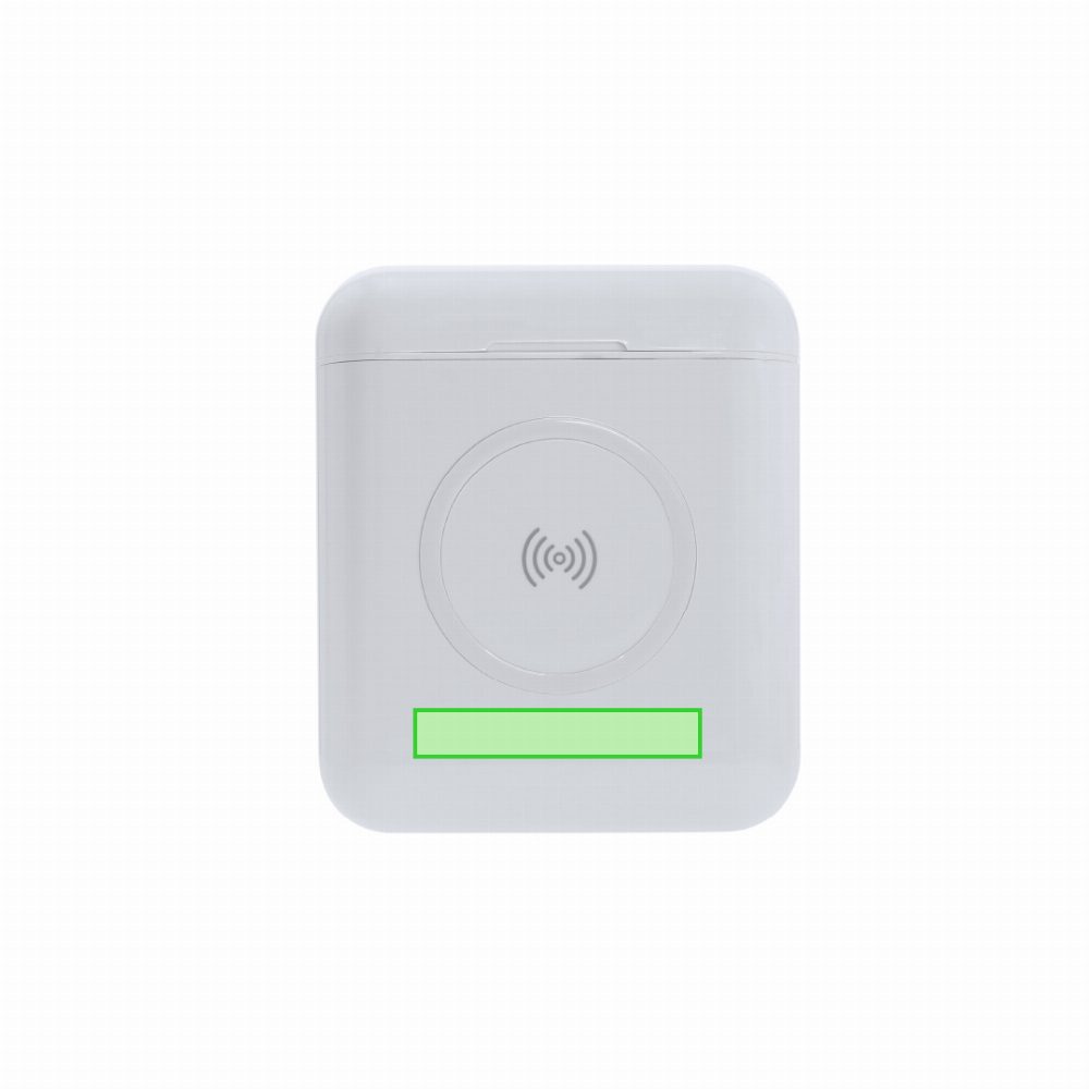 Branding diagram for Bluetooth headphones with Powerbank Molik – In the Box