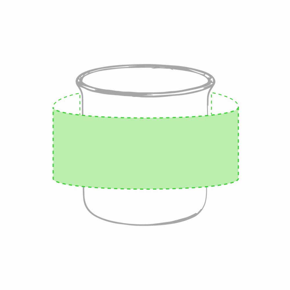 Druckskizze für Keramiktasse 300 ml Bercom – rund um die Tasse