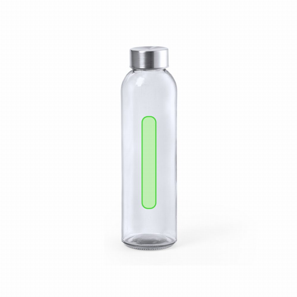 Branding diagram for Glass drinking bottle, 500 ml Terkol – Front