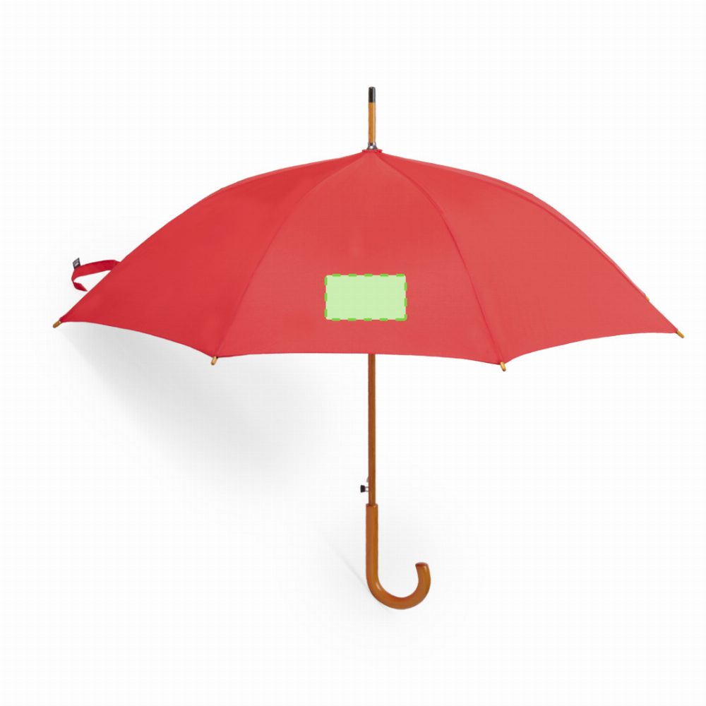 Branding diagram for Umbrella from RPET, automatic Bonaf – In a panel