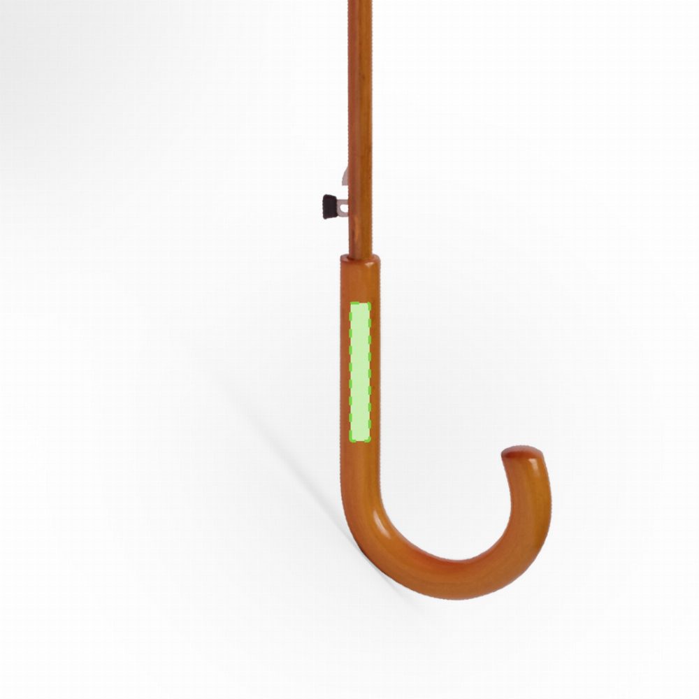 Branding diagram for Umbrella from RPET, automatic Bonaf – Handle