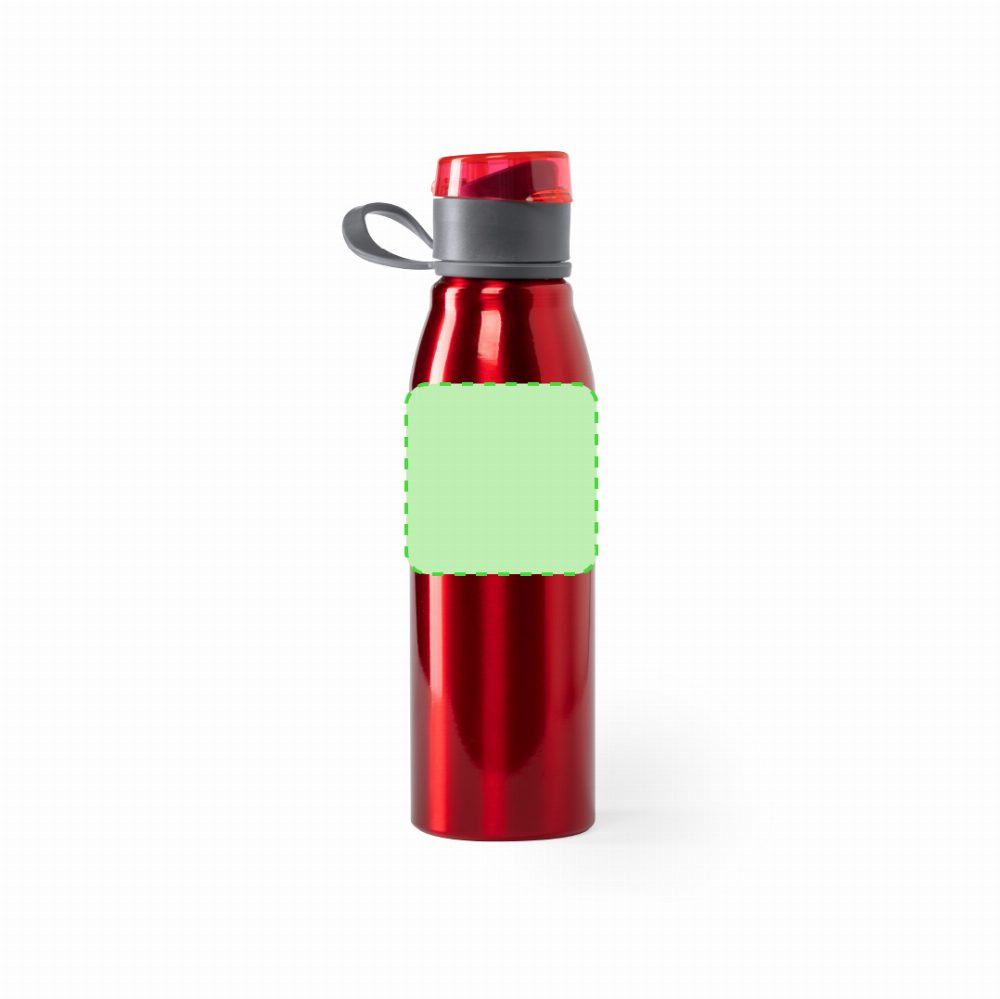 Druckskizze für Trinkflasche aus Aluminium, 700 ml Cartex – Vorderseite