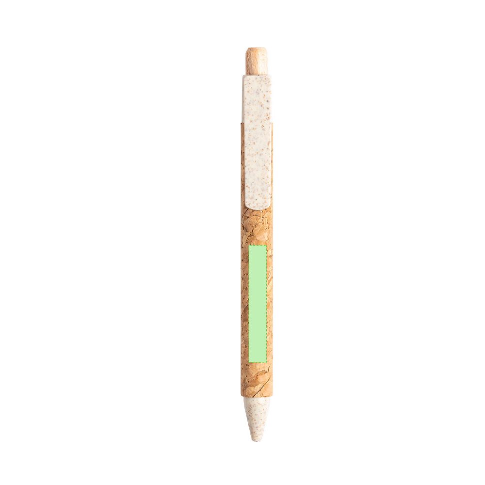 Branding diagram for Ballpoint pens of cork, with printing mechanism Clover – Area 4