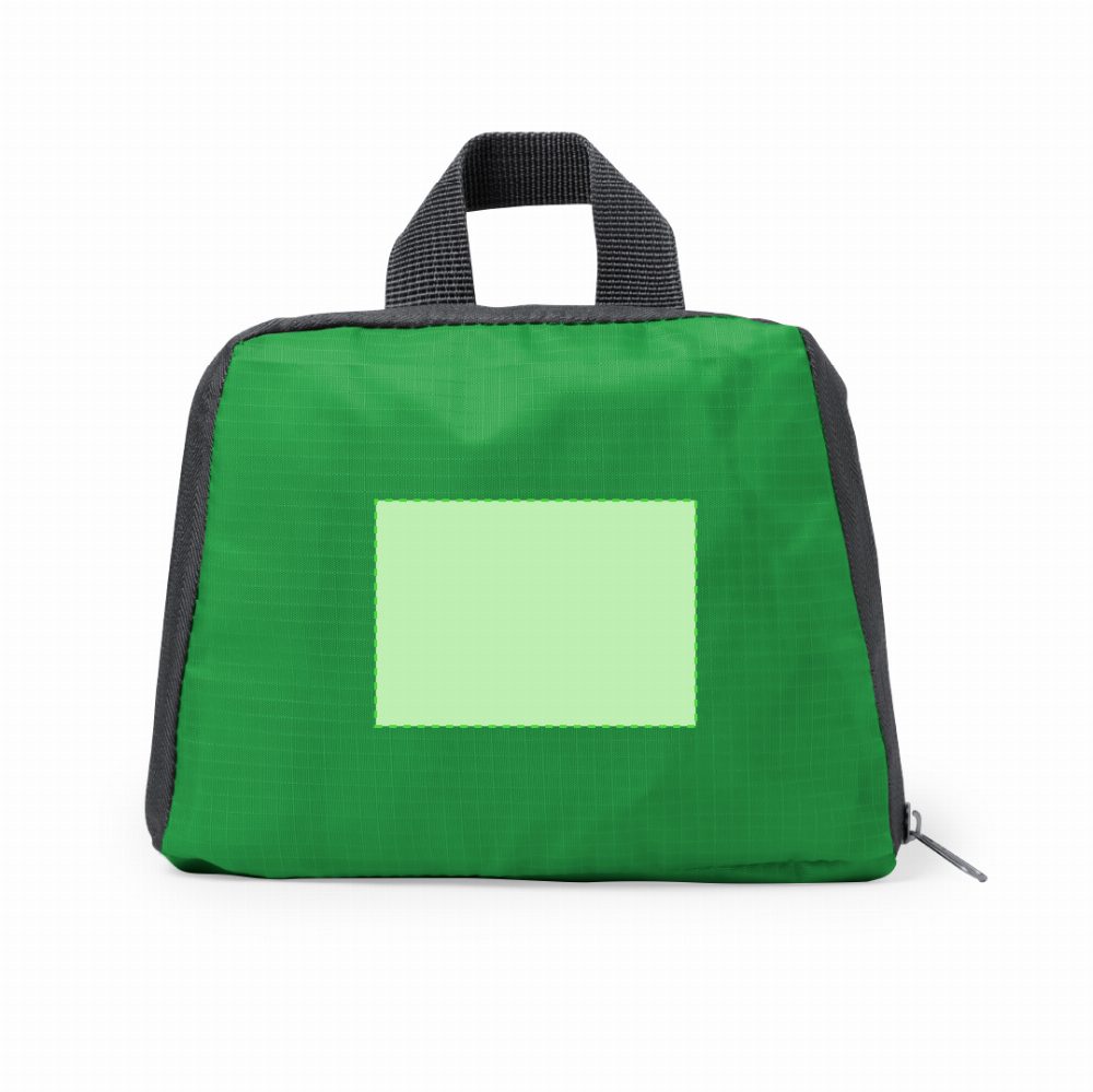 Branding diagram for Folding rucksack Mendy – Central marking surface