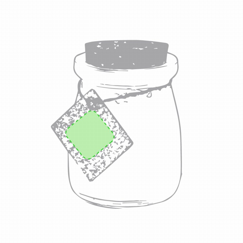 Branding diagram for Glass scented candle Tepor – In the carton presentation