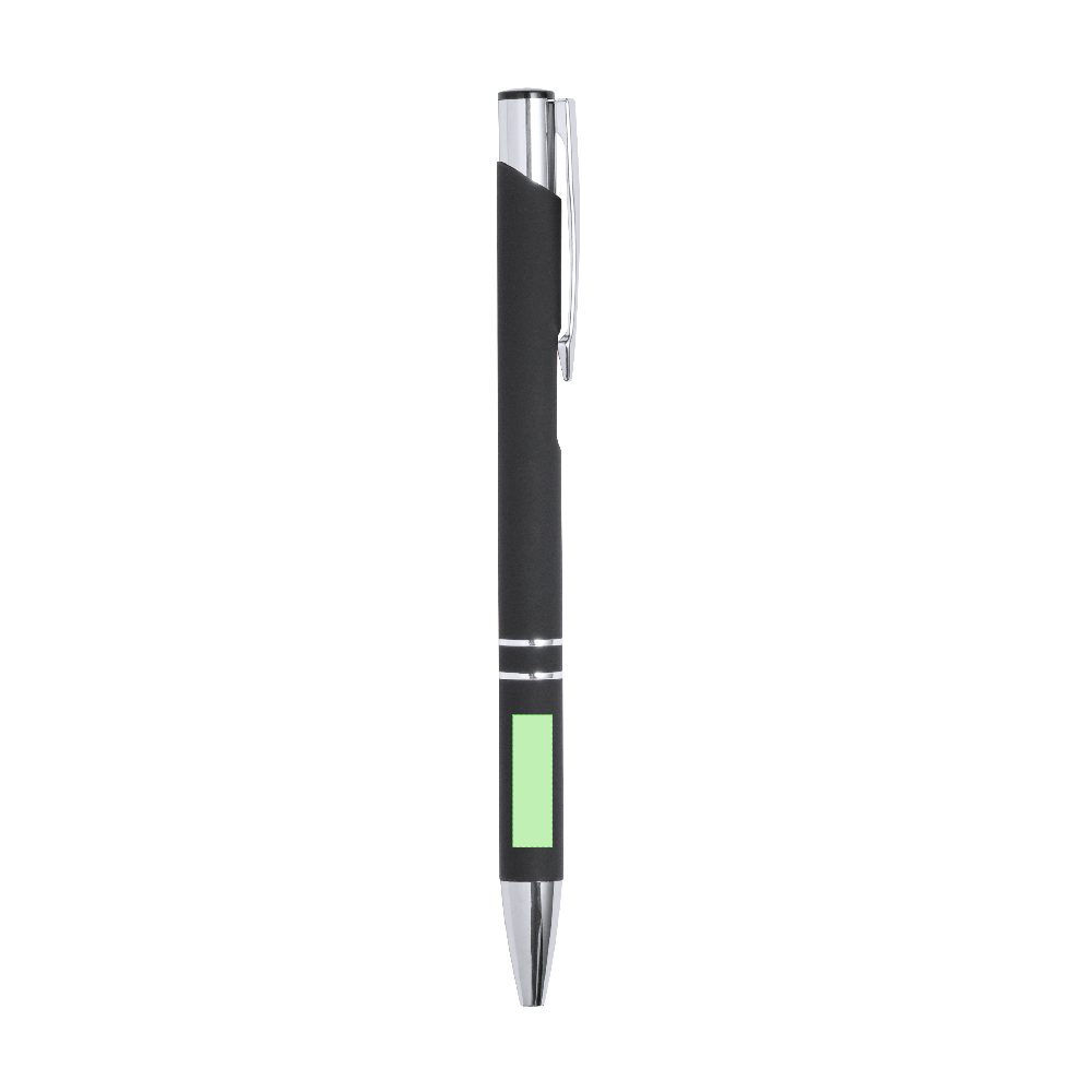 Branding diagram for Aluminium ballpoint pens, with printing mechanism Zromen – Area 6