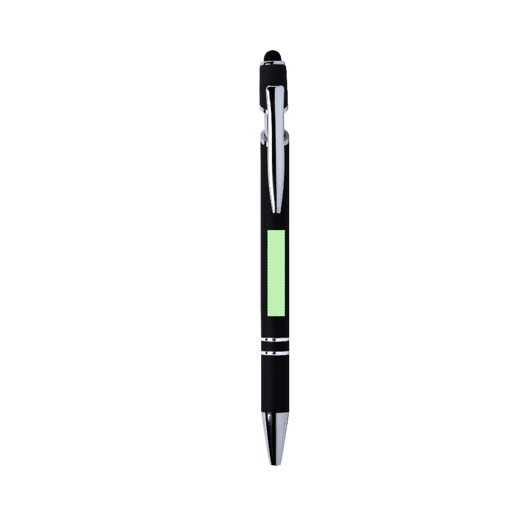 Branding diagram for Aluminium ballpoint pens with printing mechanism Lekor – Area 4