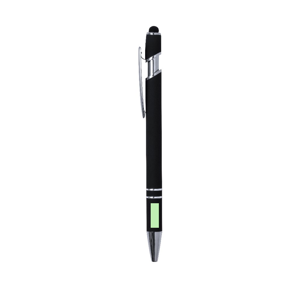 Branding diagram for Aluminium ballpoint pens with printing mechanism Lekor – Area 6