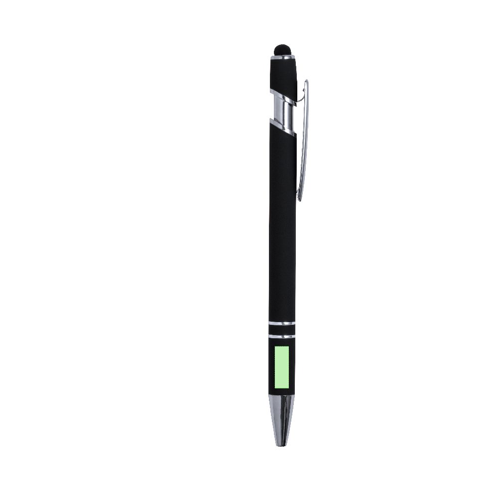 Branding diagram for Aluminium ballpoint pens with printing mechanism Lekor – Area 7