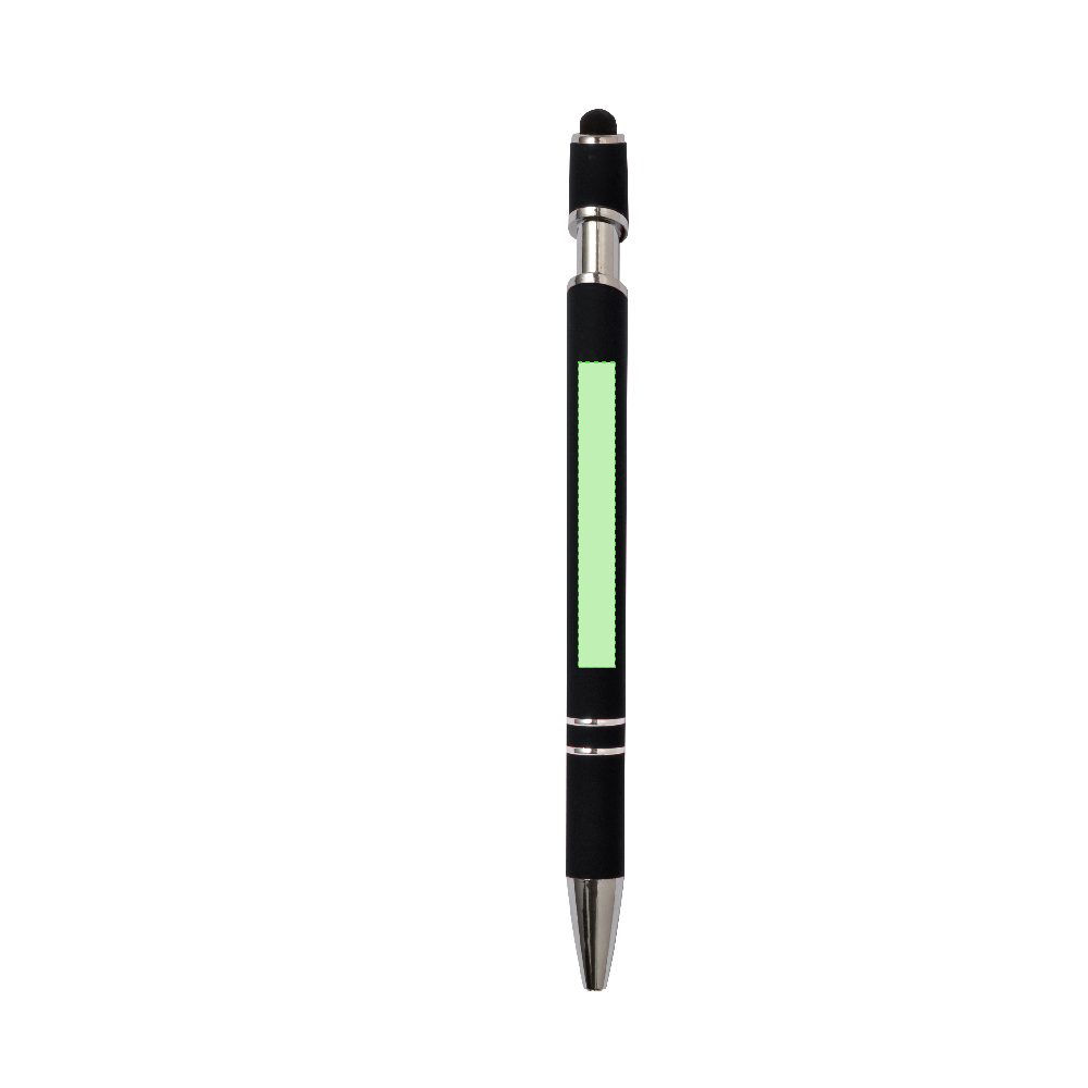 Branding diagram for Aluminium ballpoint pens with printing mechanism Lekor – Area 3