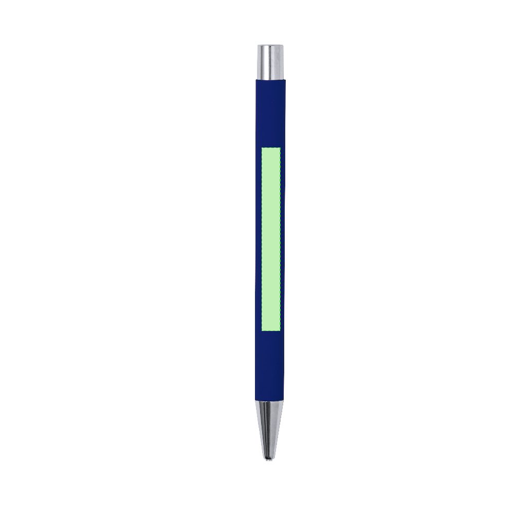 Branding diagram for Aluminium ballpoint pens, with printing mechanism Blavix – Area 3