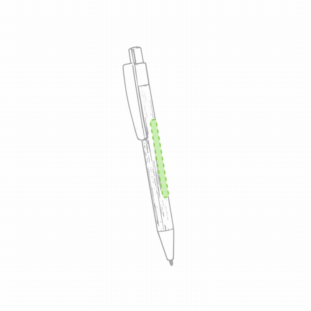 Branding diagram for Bamboo spiral notebook Polnar – In the pen side