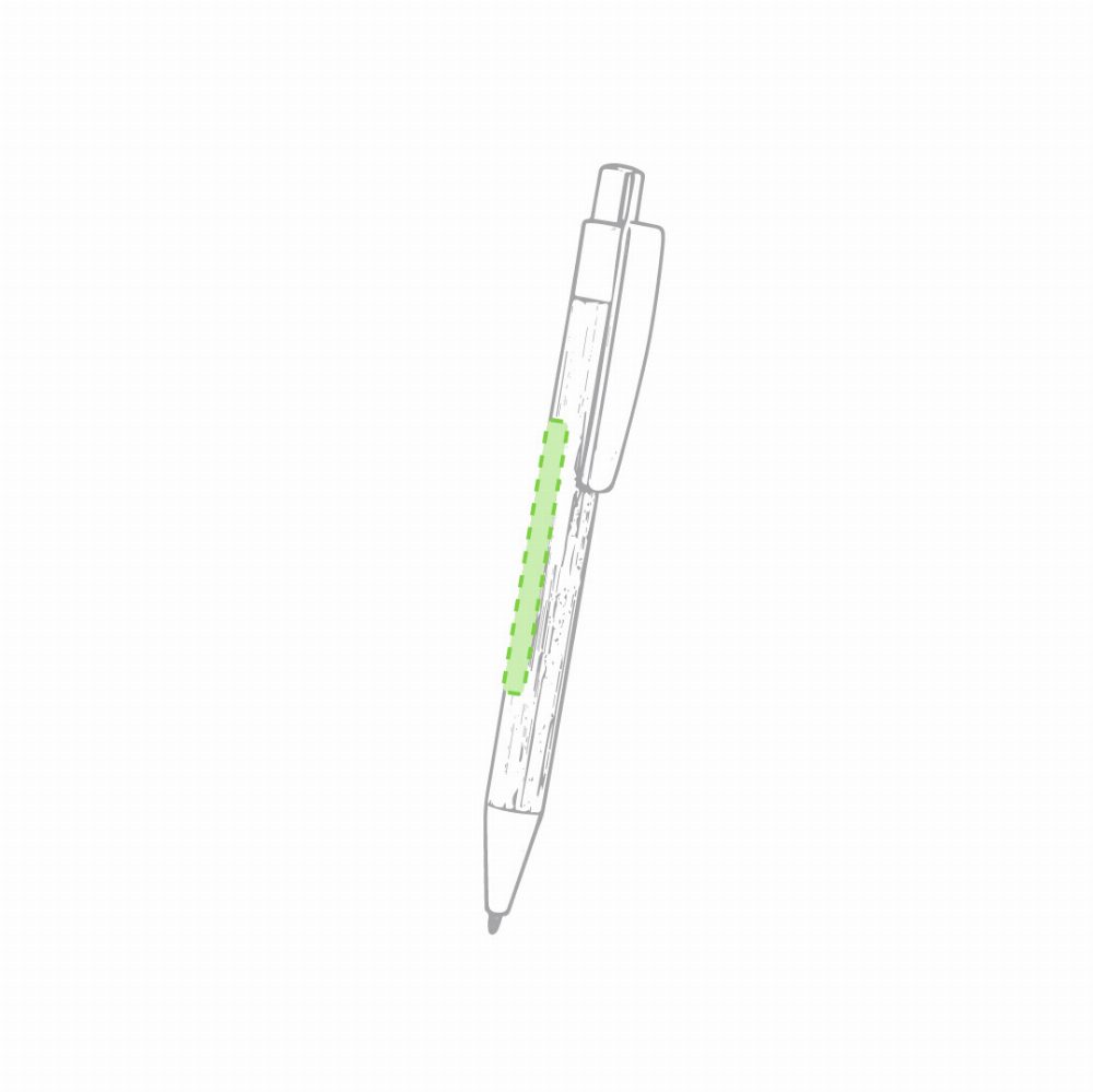Branding diagram for Bamboo spiral notebook Polnar – In the pen, the face B