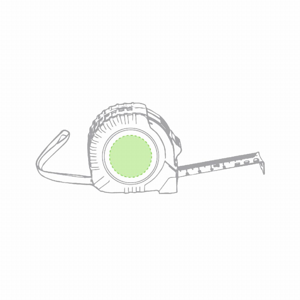 Branding diagram for Measurement tape Grade 7,5m – In the circular region