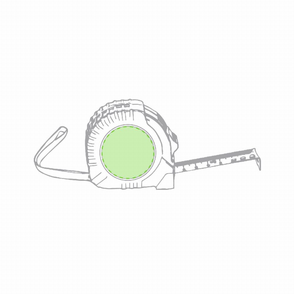 Branding diagram for Measurement tape Grade 7,5m – In the circular region