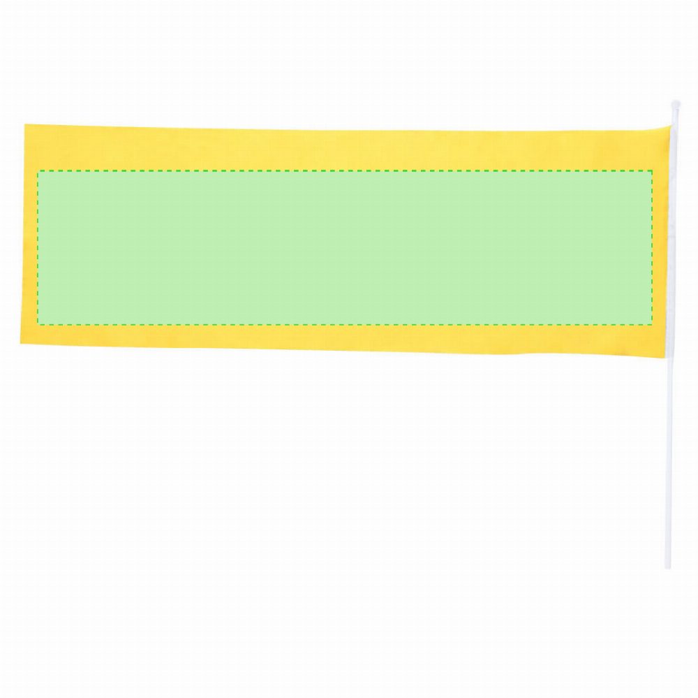 Branding diagram for Hand flag Portel – Side B, central