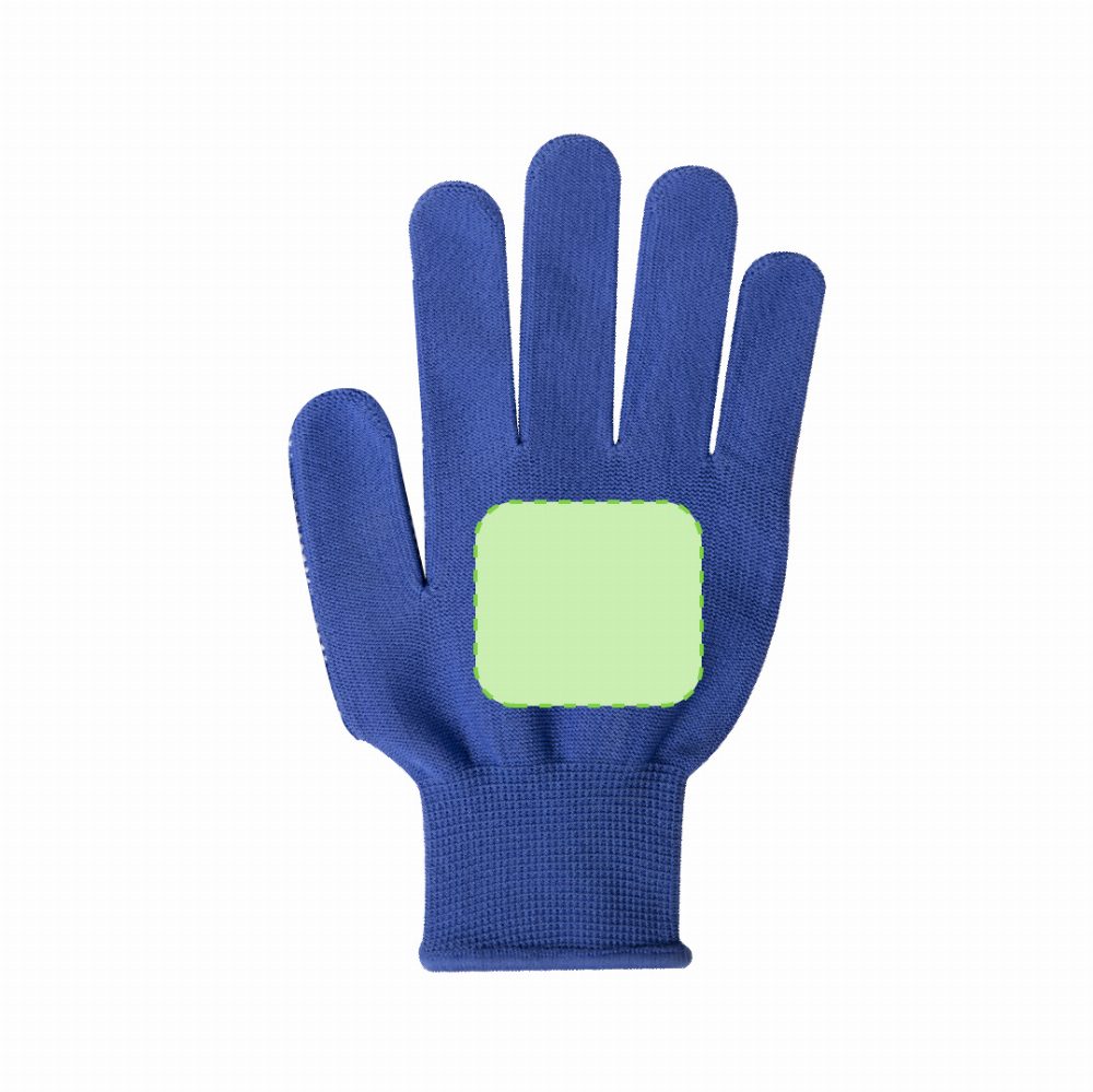 Branding diagram for Gloves Hetson – Left-hand glove