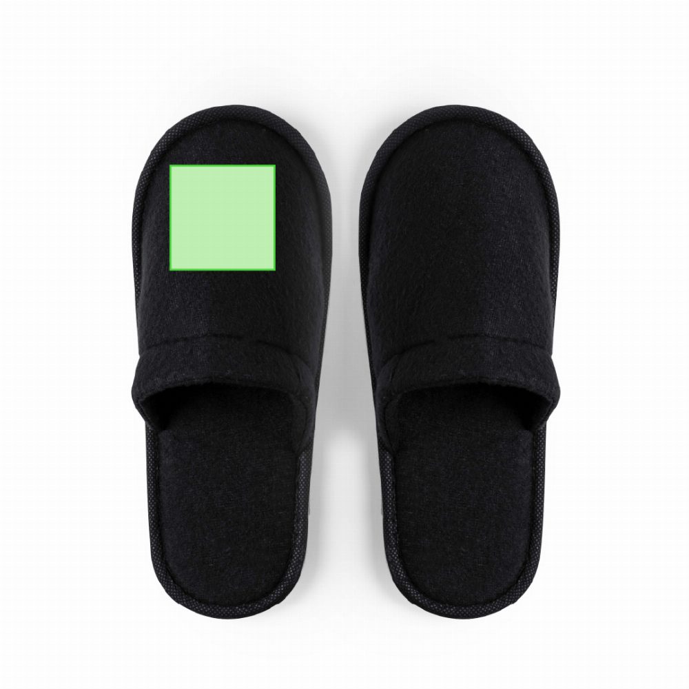 Druckskizze für Pantoffeln aus Baumwolle Tarkun – Linker Schuhspann