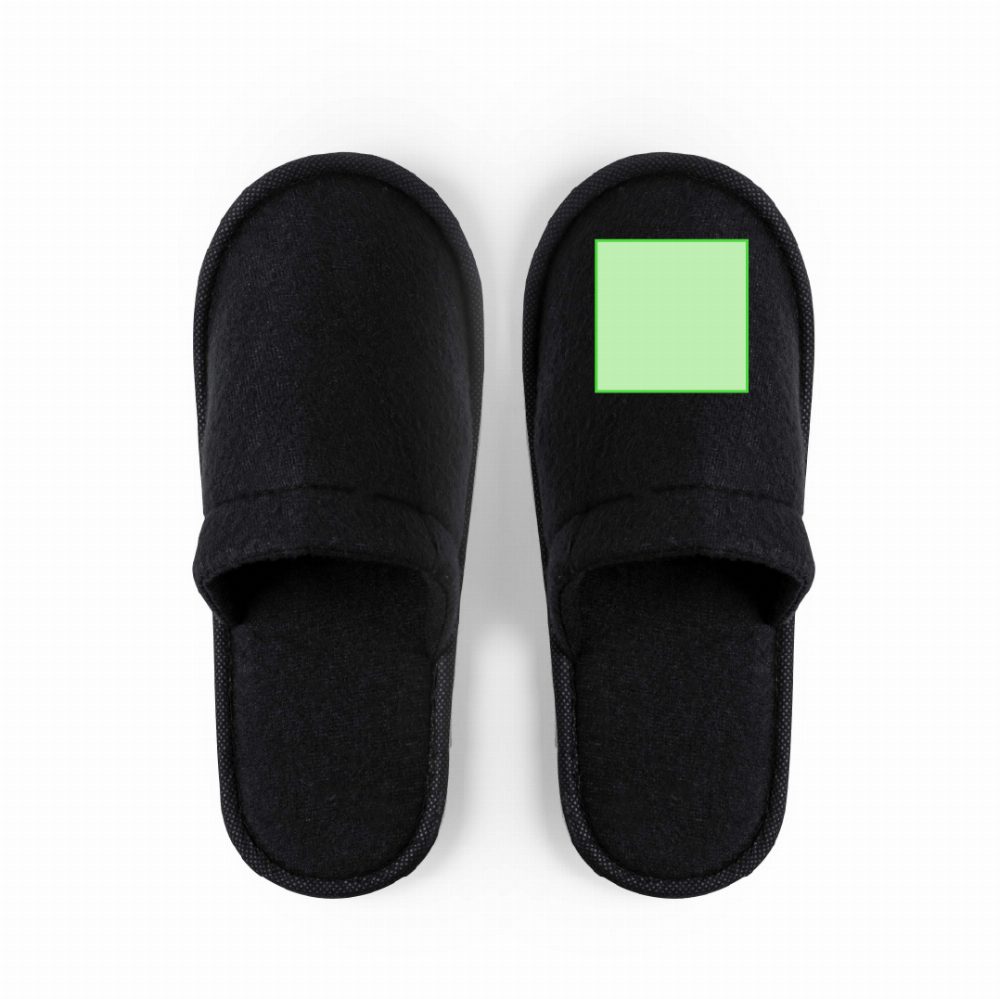 Druckskizze für Pantoffeln aus Baumwolle Tarkun – Rechter Schuhspann
