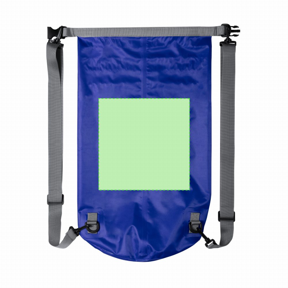 Branding diagram for Backpack Tayrux – Concentrates on main area