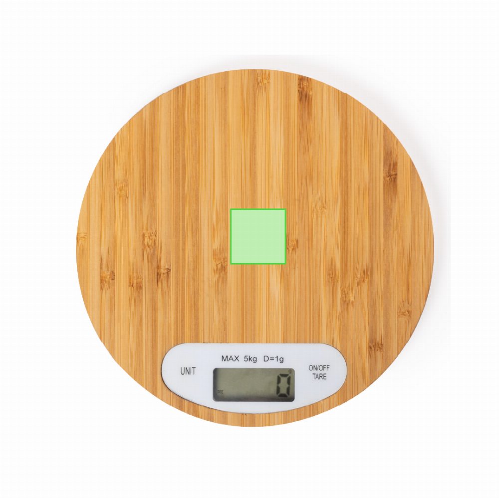 Branding diagram for Bamboo kitchen scales Hinfex – Area 3