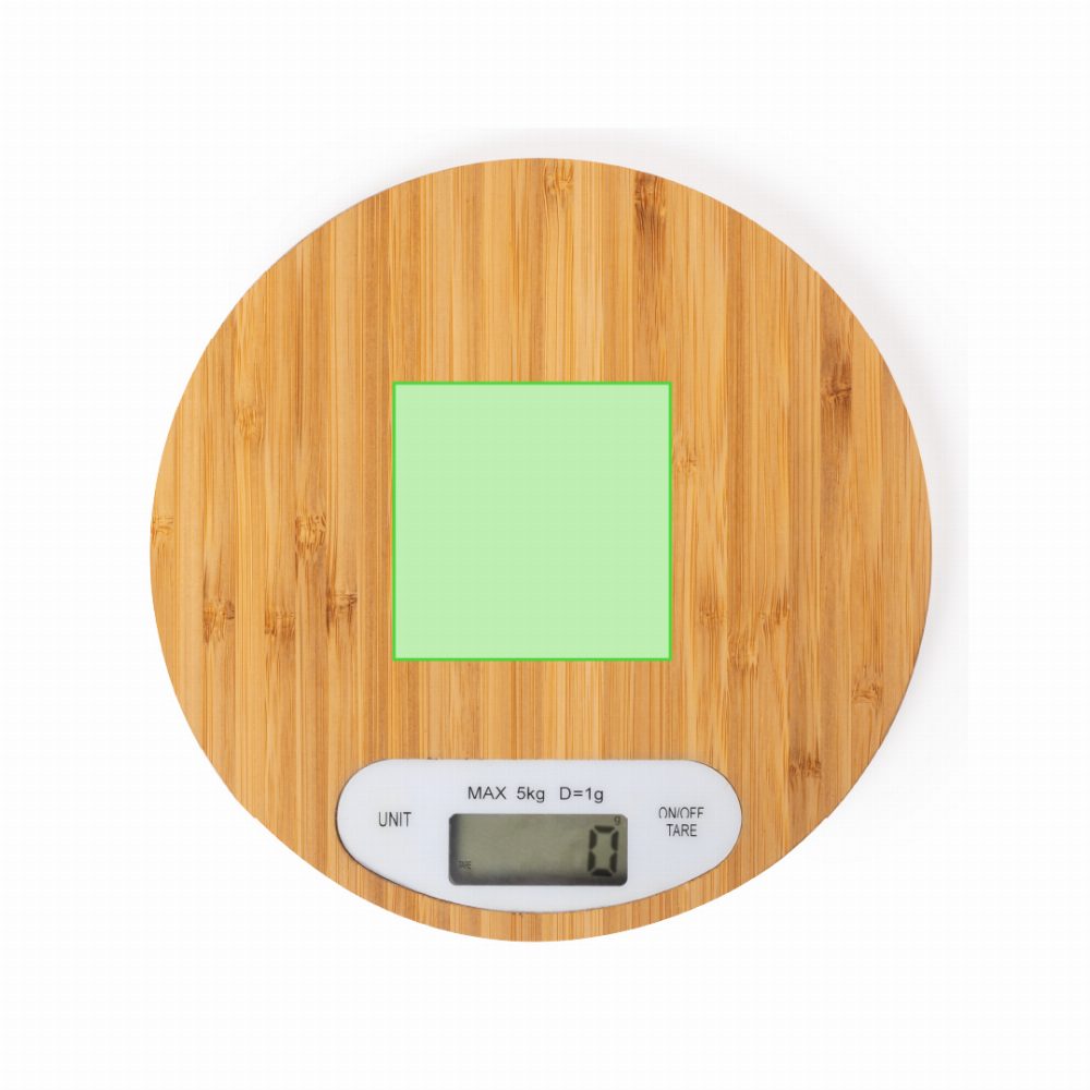 Branding diagram for Bamboo kitchen scales Hinfex – Area 5