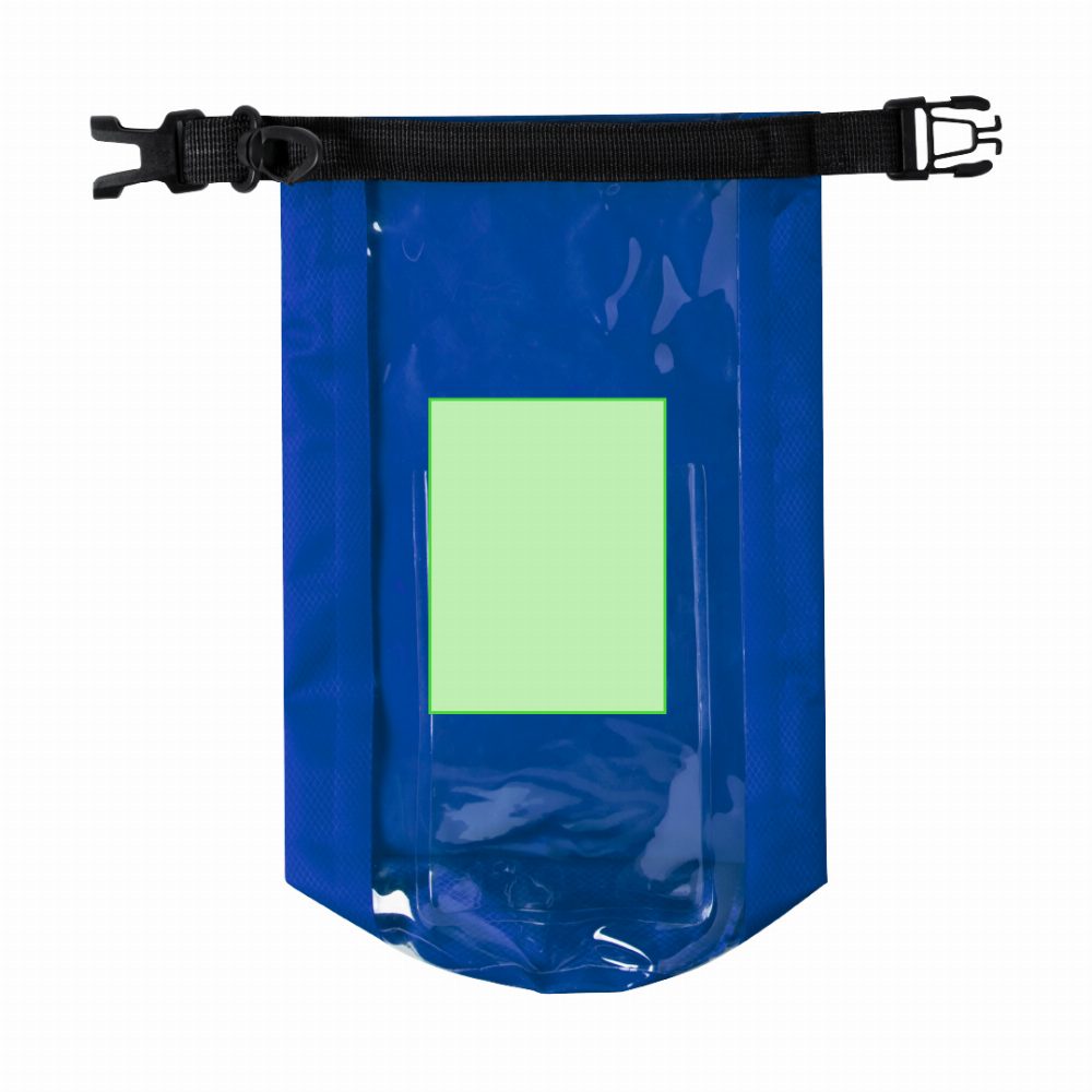 Branding diagram for Mobile phone bag Kambax – Centering transparent face