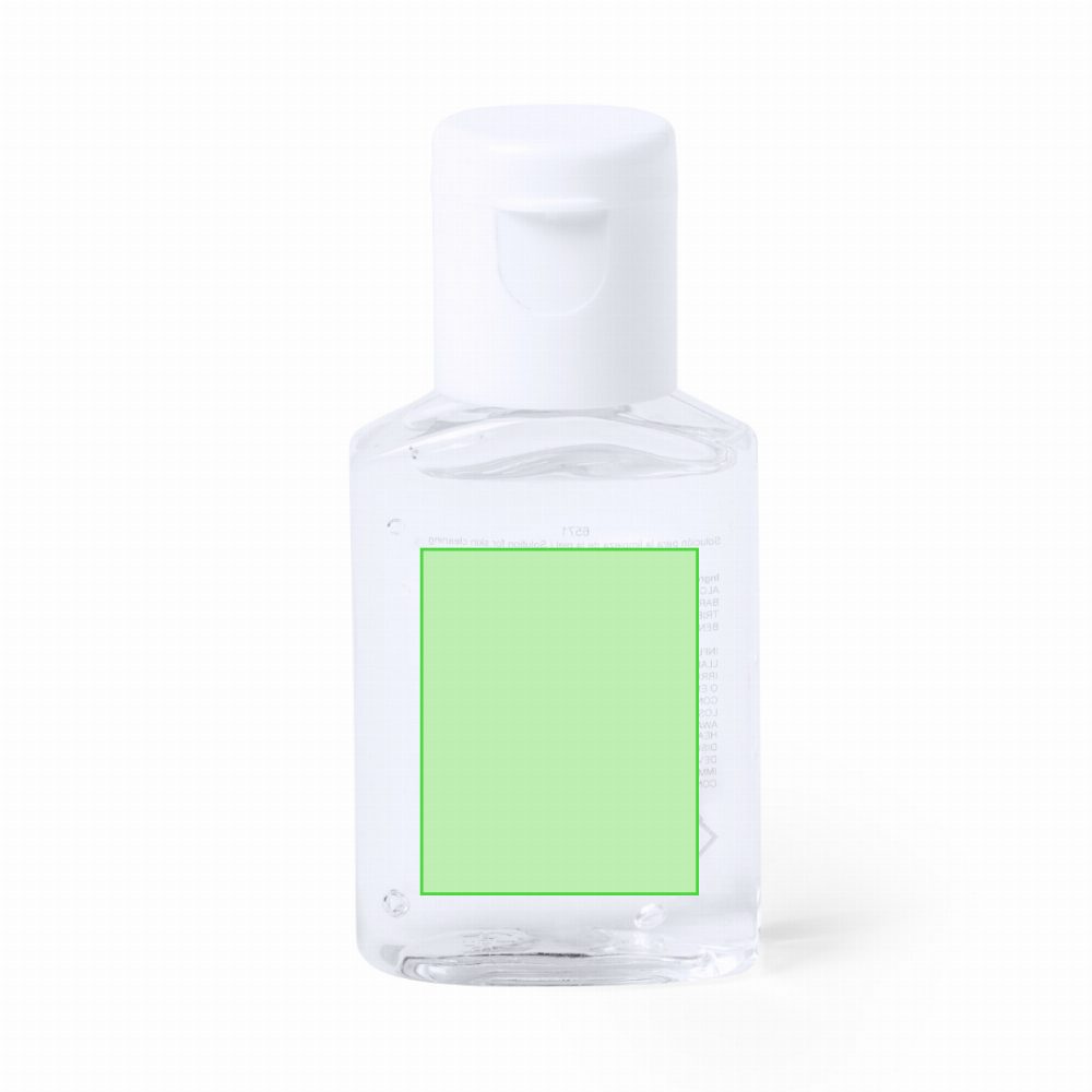 Branding diagram for Hand cleaning gel Bradul – Front