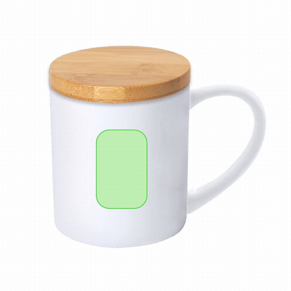 Branding diagram for Ceramic cup 370 ml Yotel – Page A
