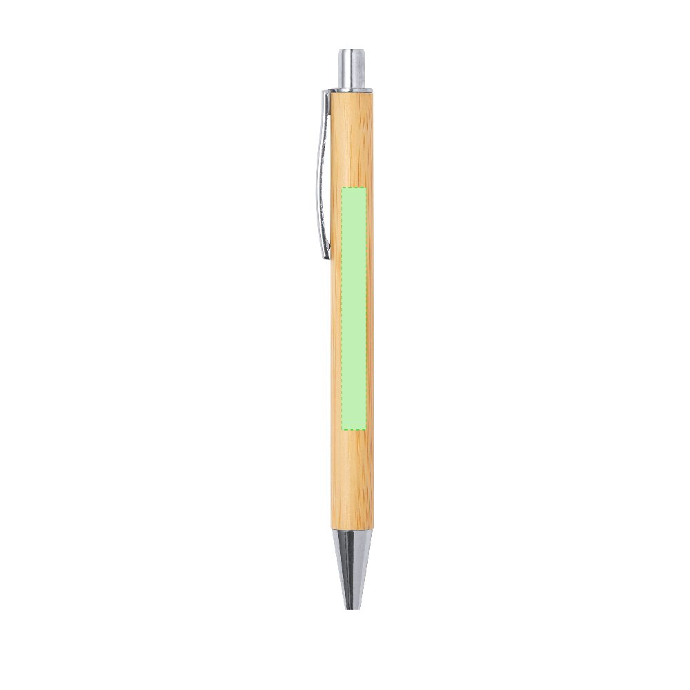Branding diagram for Ballpoint pens of bamboo, with printing mechanism Reycan – Area 1