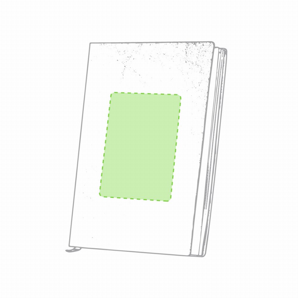 Druckskizze für Notizbuch aus Kunstleder Paldon – Einband