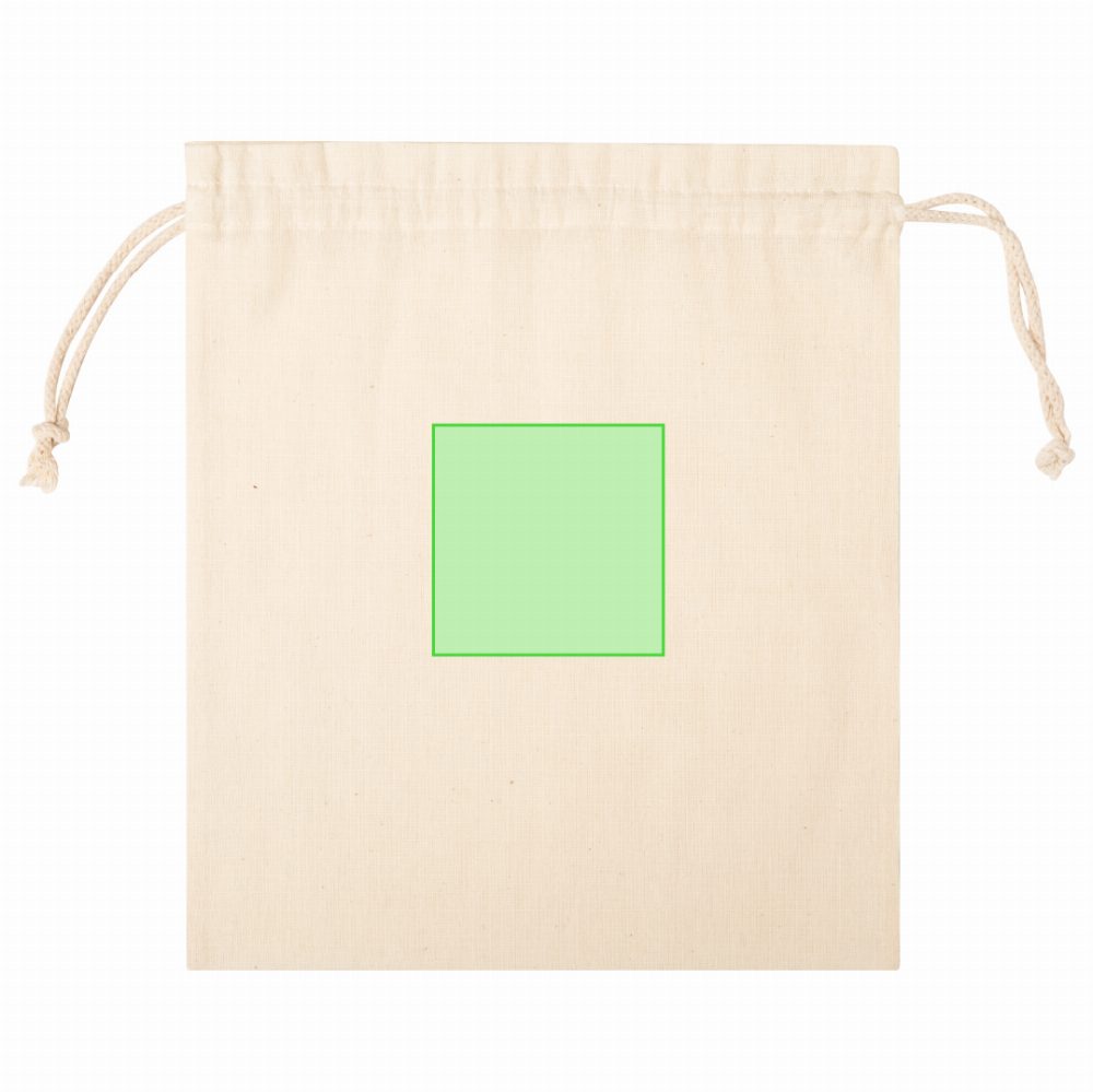 Branding diagram for Cord draw bags of cotton Jardix – Side B, central