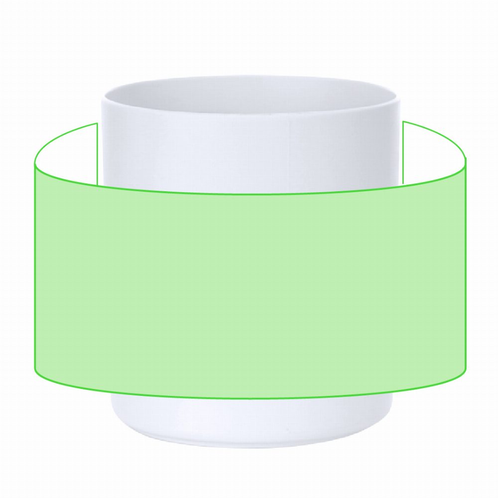 Branding diagram for cup 350 ml Pioka – Around the Cup
