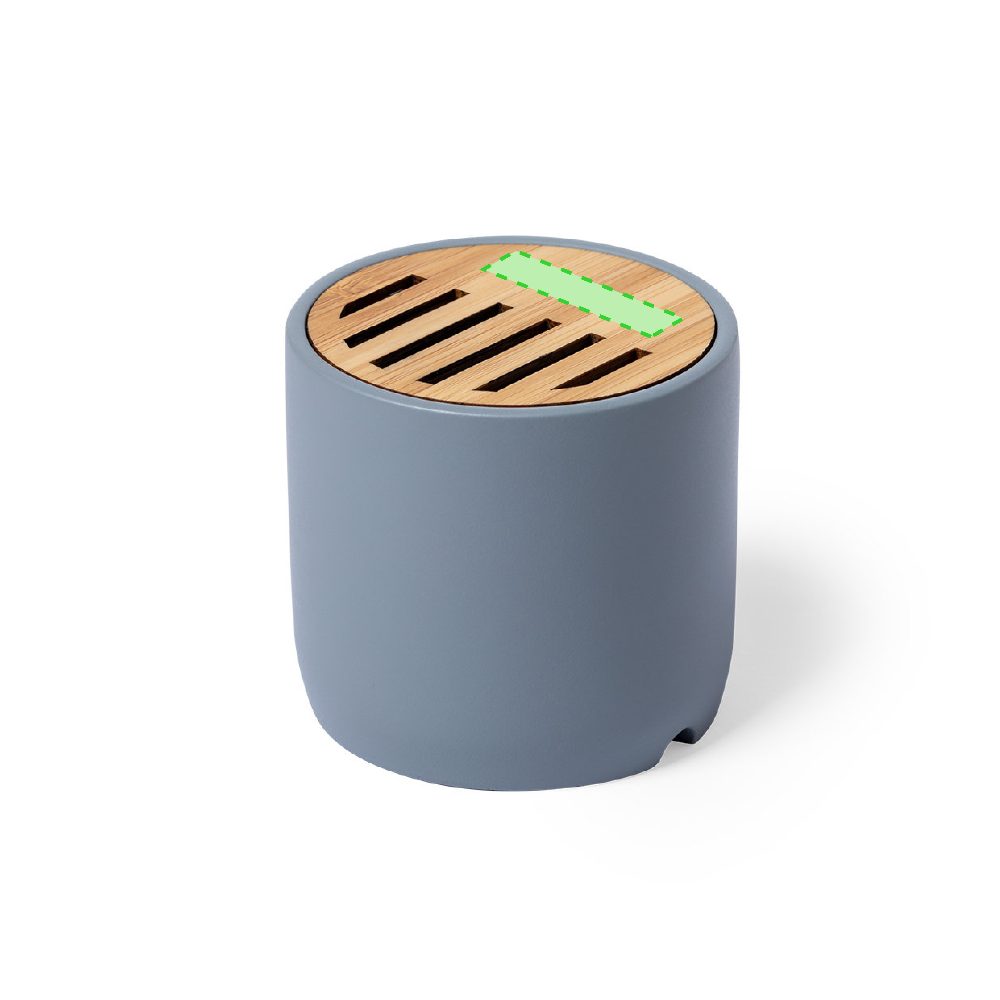Branding diagram for Bluetooth speaker 3 W Piler – Under the loudspeaker