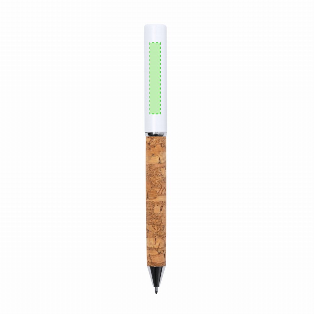 Branding diagram for Ballpoint pens of cork, with rotating mechanism Siliax – Area 3