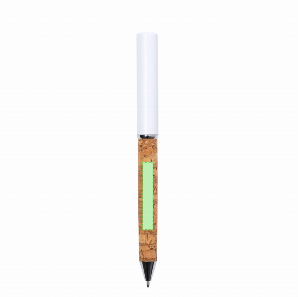 Branding diagram for Ballpoint pens of cork, with rotating mechanism Siliax – Area 6