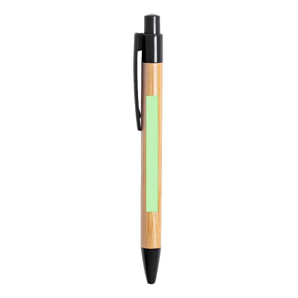 Branding diagram for Ballpoint pens of bamboo, with printing mechanism Heloix – Area 1